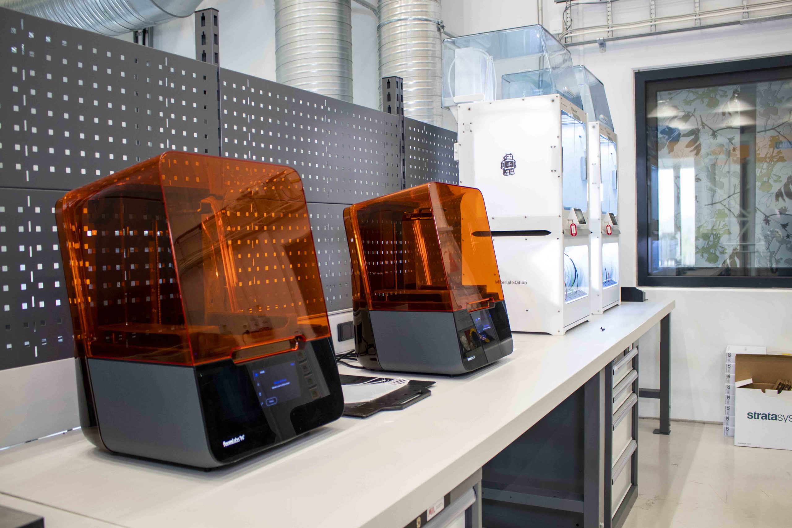 Mechatronics Innovation Lab sin avdeling for industriell 3D-print, formlabs form 3
